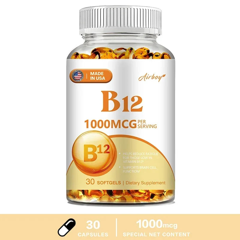 Vitamin B12 1000 Mcg, 120 Soft Gels