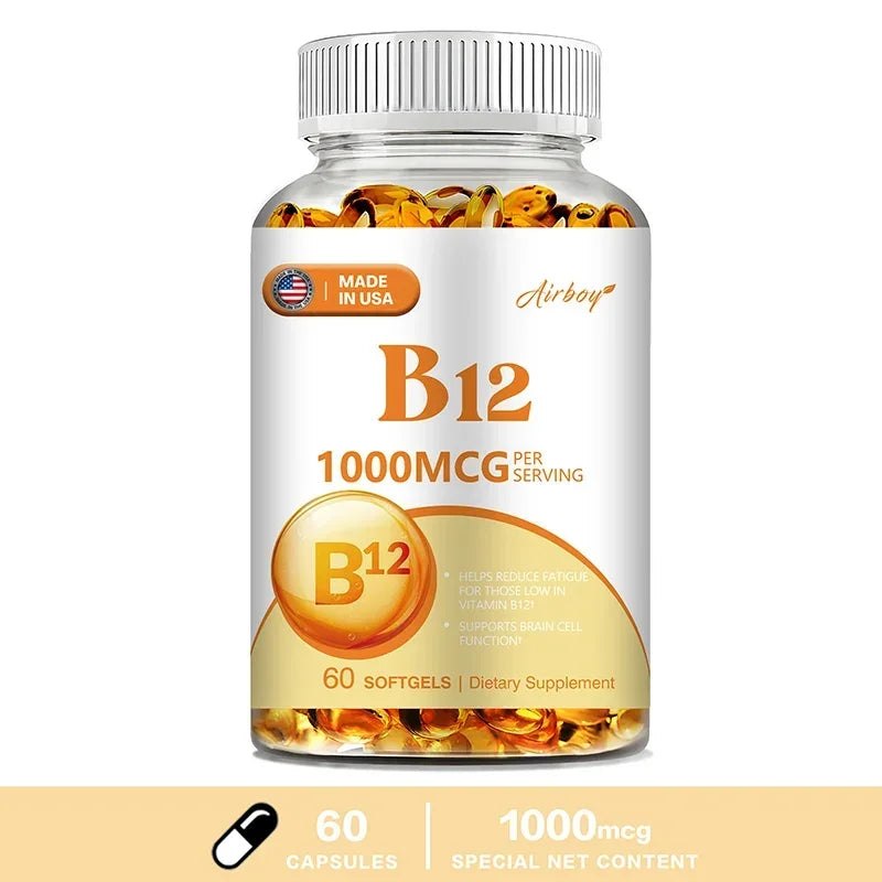 Vitamin B12 1000 Mcg, 120 Soft Gels